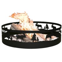 camping portable outdoor metal fire ring outside heaters