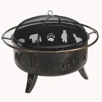 outdoor heaters fire pit with cooking grate camp portable brazier