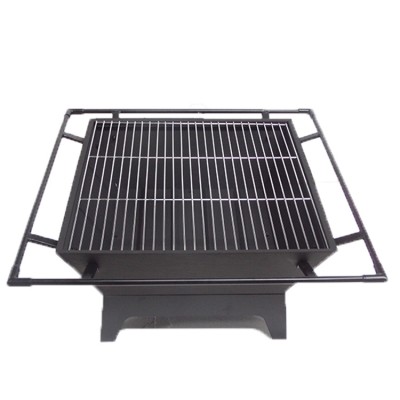 outdoor fireplace flu fire pit cooking grate brazier pot